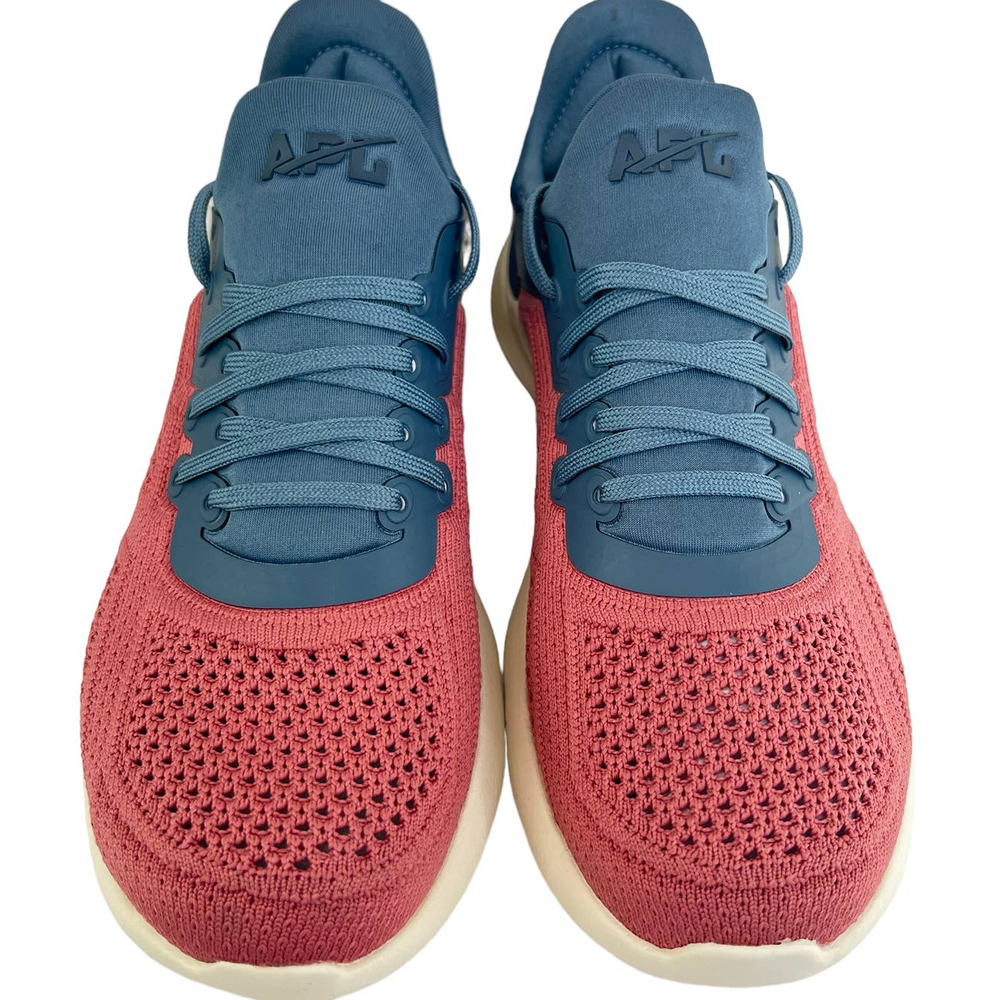 APL Techloom Racer Womens Sneakers Blue Pink Size 7.5 Comfort Mesh Low Tops - Picture 2 of 9